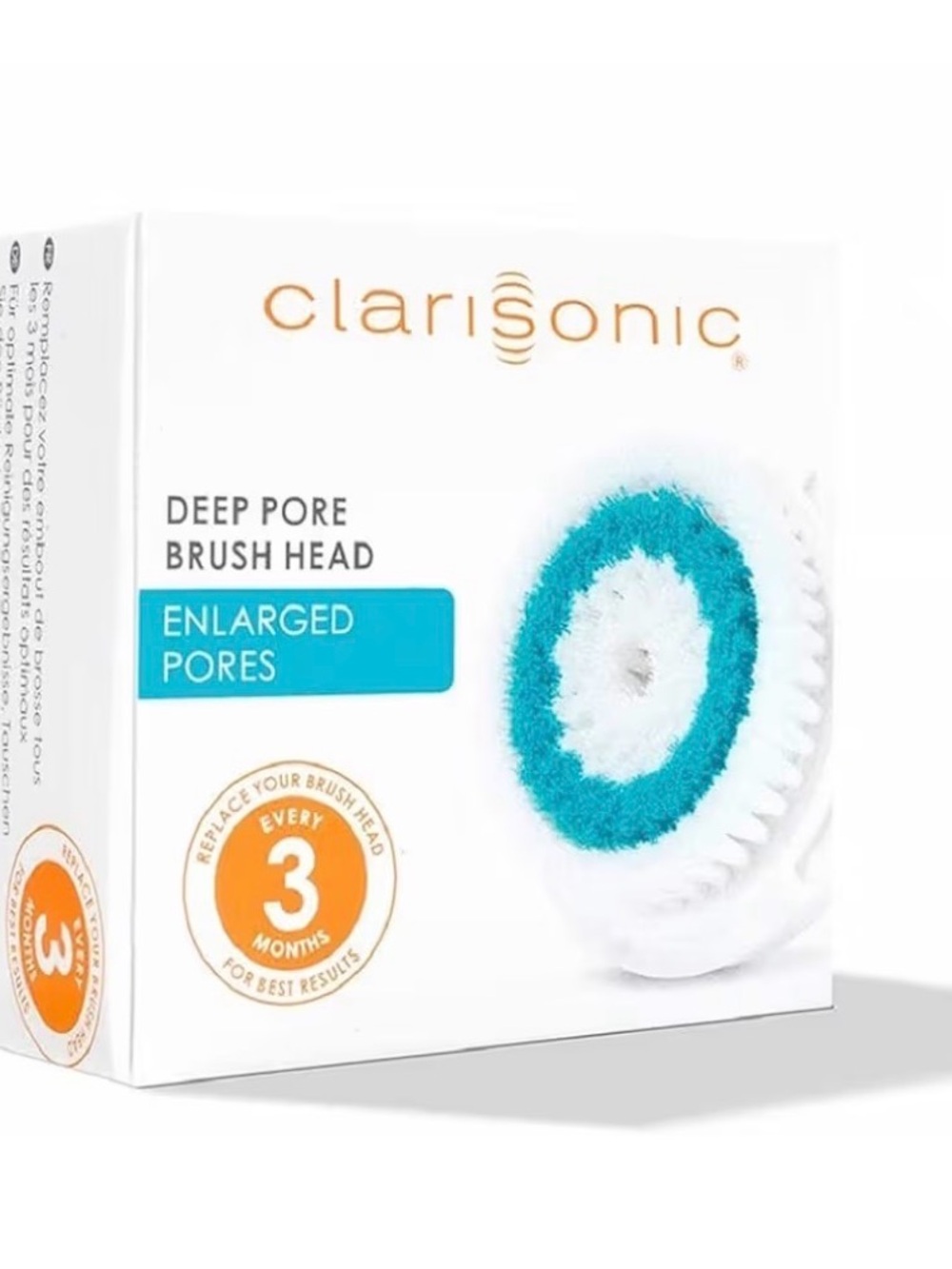 Clarisonic Deep Pore & Sensitive Skin Replacement Brush Heads - 4 heads NWT